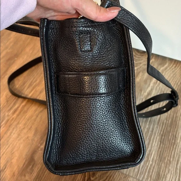 Marc Jacobs Black Leather The Tote Bag - Sz Small - Picture 7 of 14